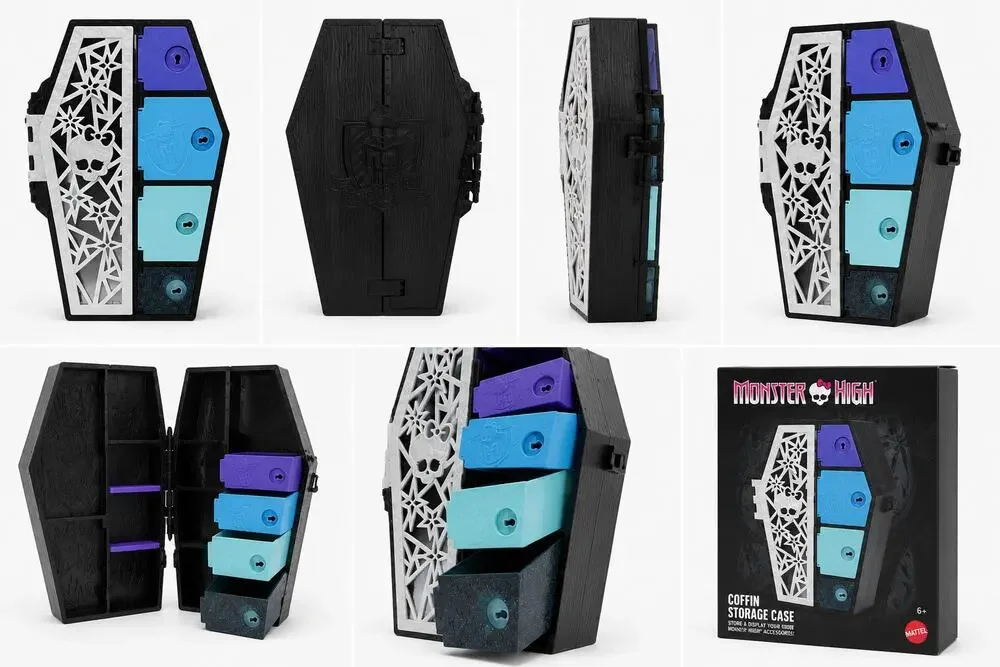 Monster High Coffin Storage Case